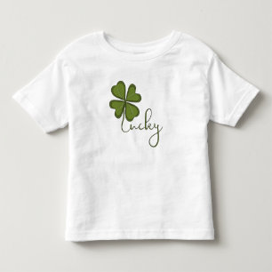 Lucky Four Leaf Clover Toddler T-Shirt