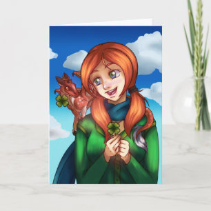 Lucky Girl Card