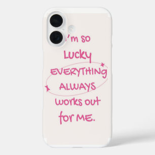 Lucky girl phone case