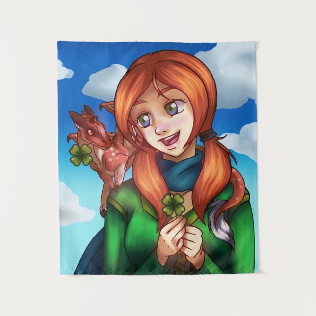 Lucky Girl  Tapestry (Front)