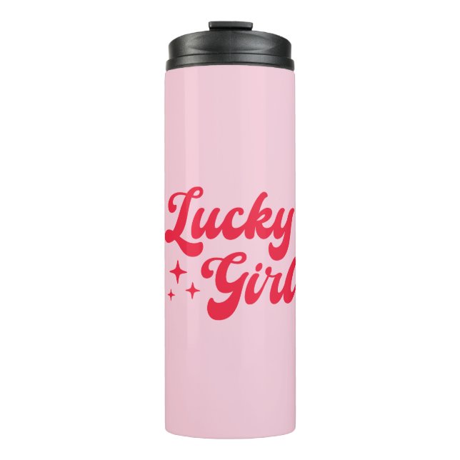 Lucky Girl Thermal Tumbler (Front)