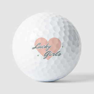 Lucky girls golf balls
