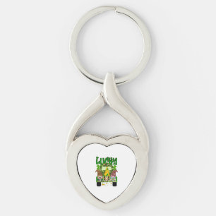 Lucky Gnomes St. Patrick's Day   Key Ring