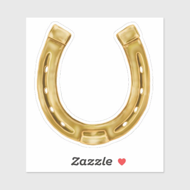 Lucky gold horseshoe (Sheet)