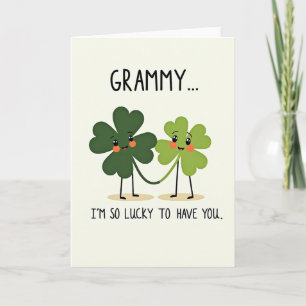 Lucky Grammy Love You Card