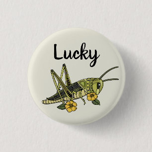 Lucky Grasshopper Pin