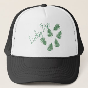 Lucky Green Fern Funky Cap Hat