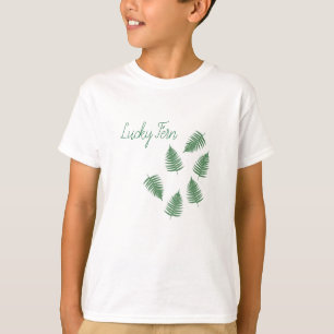 Lucky Green Fern Funky Pattern Long Sleeve Top