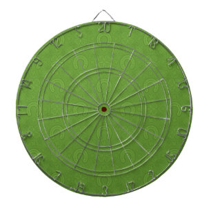 Lucky Green Icons Pattern Dartboard