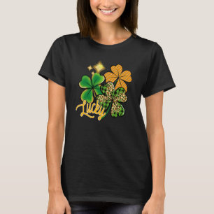 Lucky Green Irish Plaid Shamrock St Patrick's Day T-Shirt