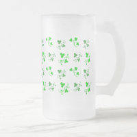Lucky Green Irish Shamrocks Mug