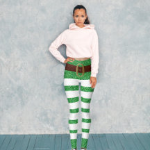 Lucky Green Leprechaun St. Patrick's Day Leggings