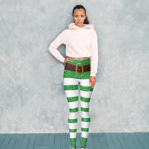Lucky Green Leprechaun St. Patrick's Day Leggings