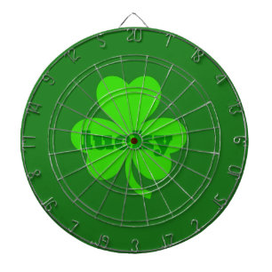 Lucky Green Shamrock Dartboard