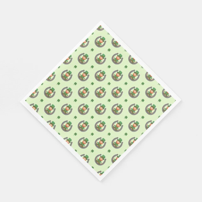 Lucky Green Vibes Napkin (Corner)