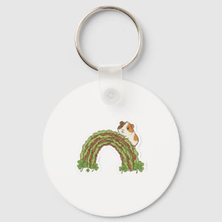 Lucky Guinea Pig St.Patrick's Day Key Ring