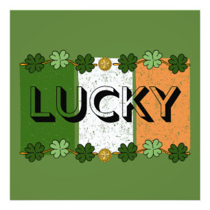 Lucky, Happy St. Patrick Day   Photo Print