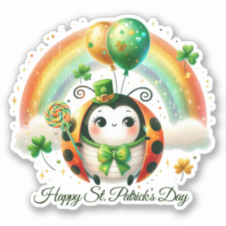 Lucky Happy St. Patrick’s Day Sticker