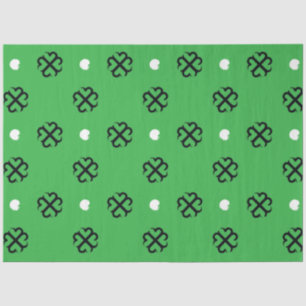 Lucky Hearts Shamrock Tissue Paper