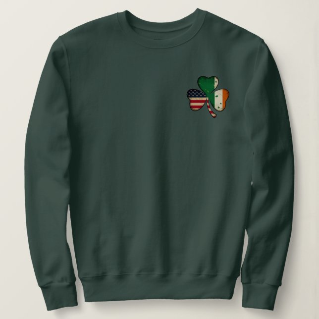 "Lucky Heritage" 🍀🇺🇸🇮🇪 Sweatshirt (Design Front)