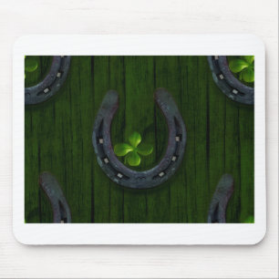 lucky horeshoe mouse mat