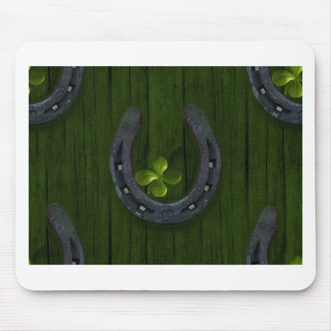 lucky horeshoe mouse mat (Front)