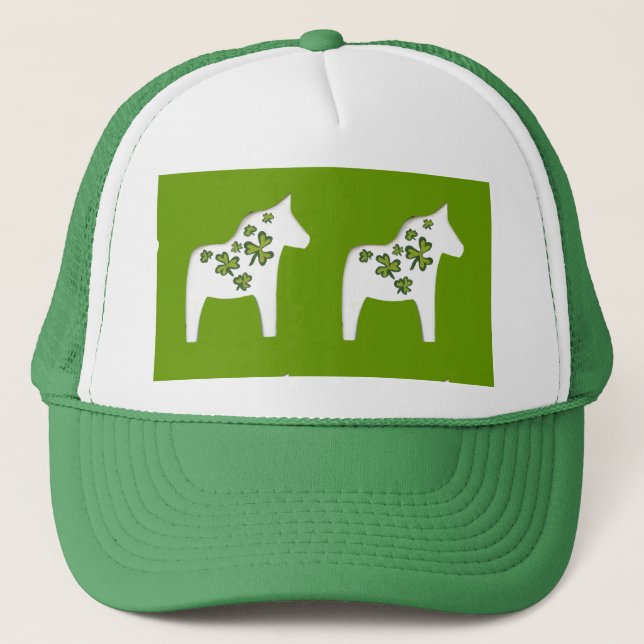 Lucky  Horse Shamrock Hat (Front)