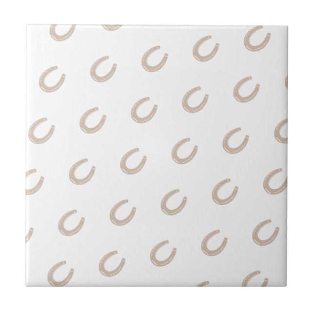 Lucky Horse Shoe Tile (Front)