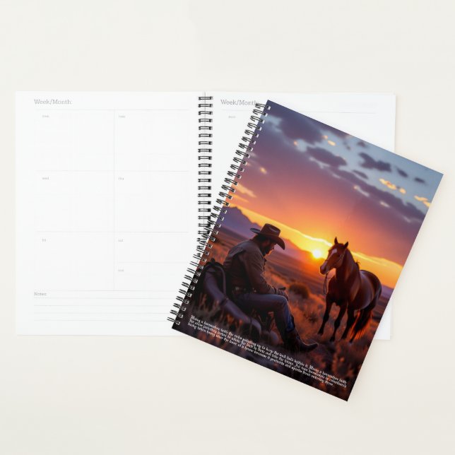 Lucky Horseshoe Calendar Planner (Display)