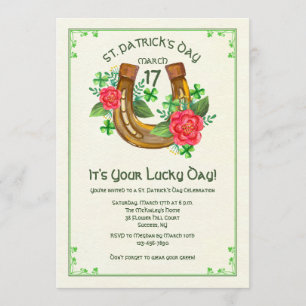Lucky Horseshoe Invitation