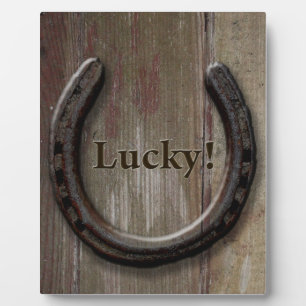 Lucky Horseshoe Plaque