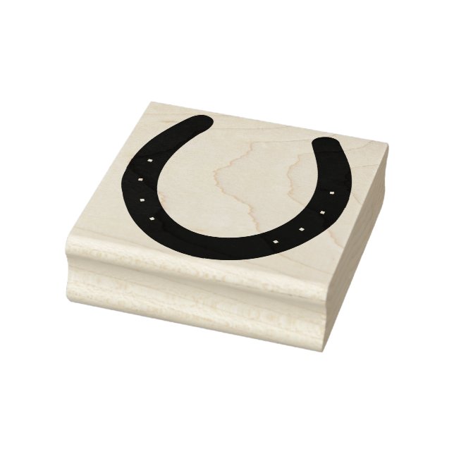 Lucky Horseshoe Rubber Stamp (Stamp)