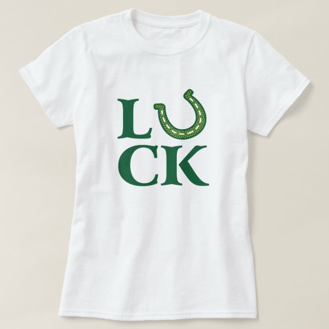 Lucky Horseshoe Tattoo Design Shirt (Design Front)