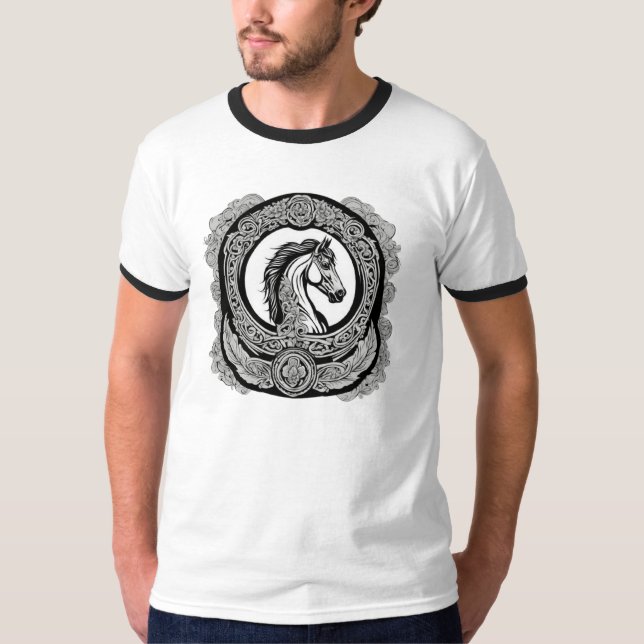 Lucky Horseshoe Tattoo Tee (Front)