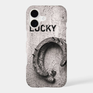 Lucky Horseshoe Vintage Western Sepia Photograph