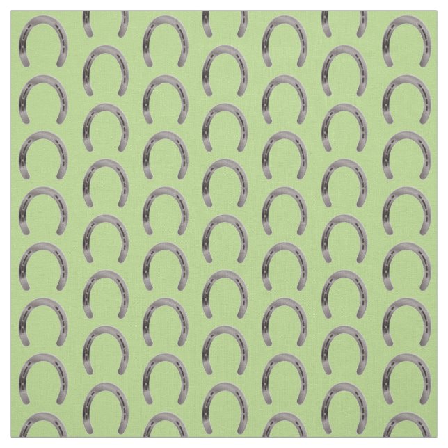Lucky Horseshoes Fabric (Swatch)