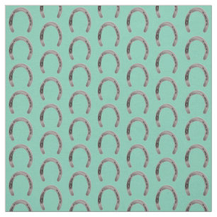 Lucky Horseshoes Fabric