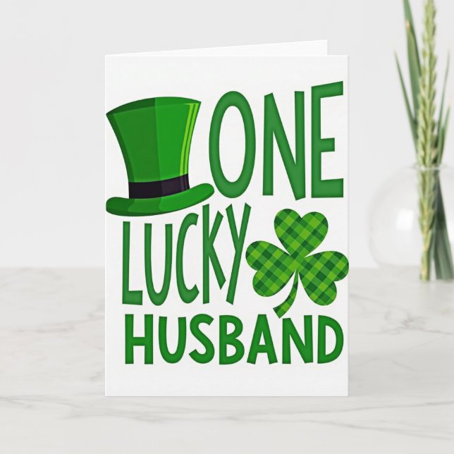 Lucky Husband Green Art Card (Front)