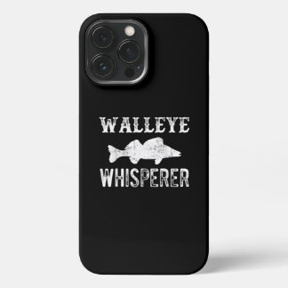 Lucky Ice Fishing Walleye Whisperer Fisherman iPhone 13 Pro Max Case