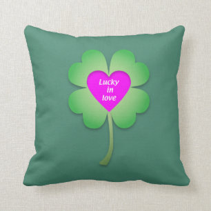 Lucky in Love accent cushion