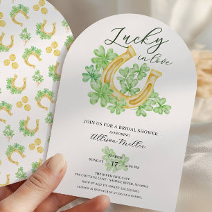 Lucky in Love Bridal Shower Invitation