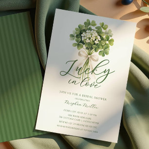 Lucky in Love Bridal Shower Invitation