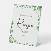 Lucky in Love Bridal Shower Recipe Cards