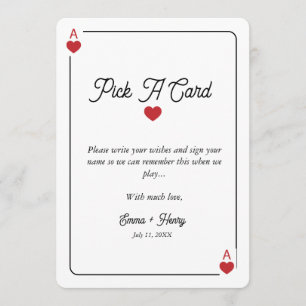 Lucky in Love Grab a Card Display card