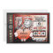 Lucky in Love Las Vegas Red Black Wedding Invite