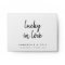 Lucky in Love | Minimalist Wedding Lottery Ticket
