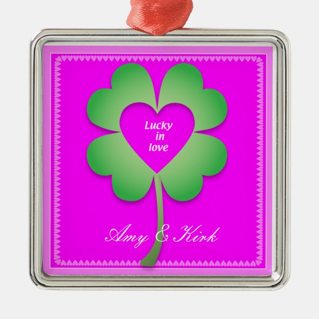 Lucky in Love ornament (Front)
