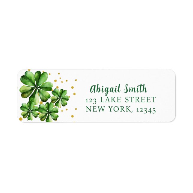 LUCKY IN LOVE RETURN ADDRESS (Front)