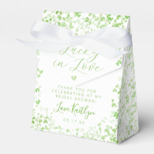 Lucky In Love St. Patrick's Day Bridal Shower Favour Box
