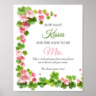Lucky in Love St. Patrick's Day Bridal Shower Game Poster